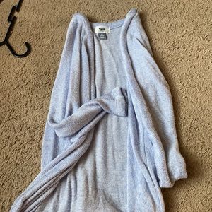 super cute light blue cardigan